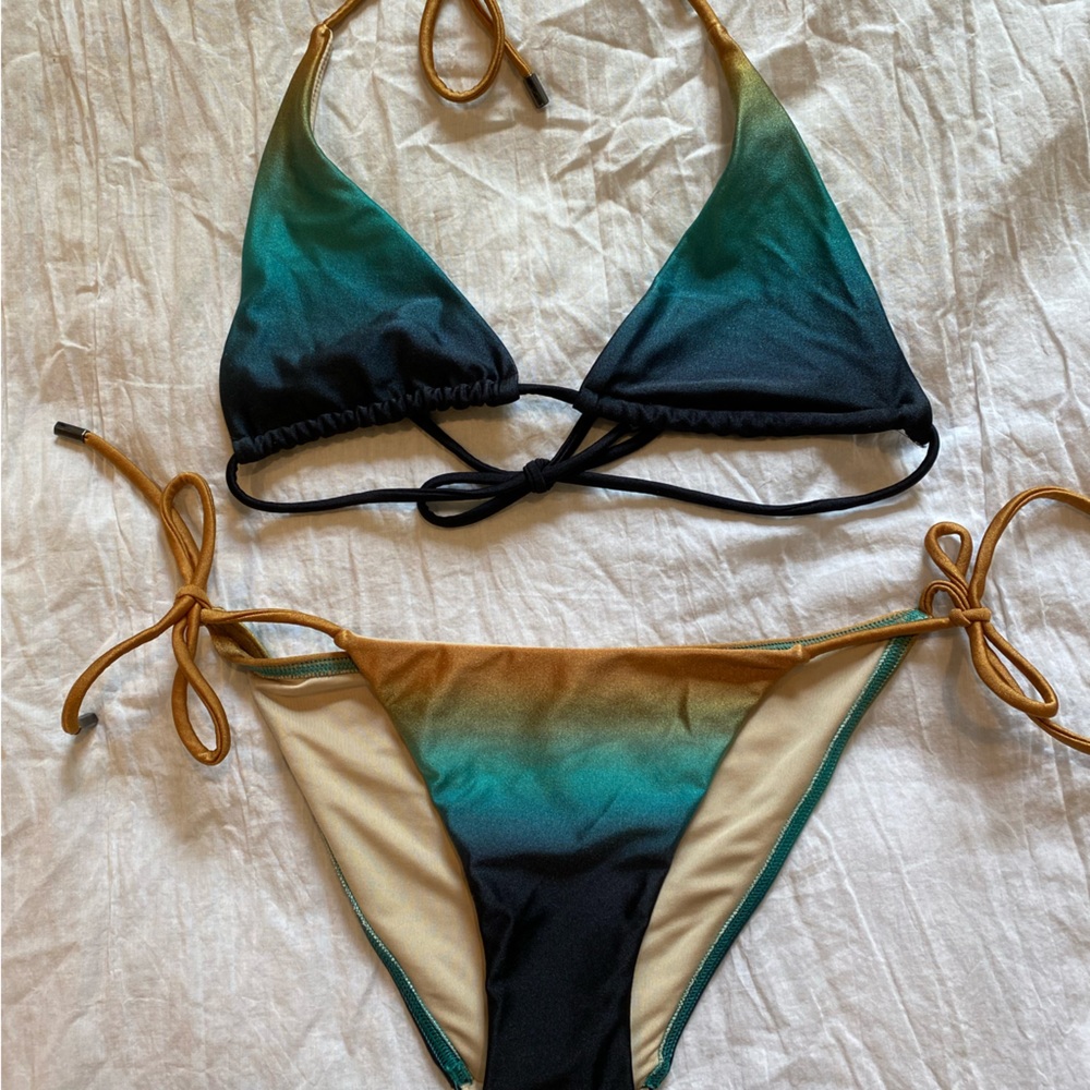 Victoria Secret Multicolor string bikini